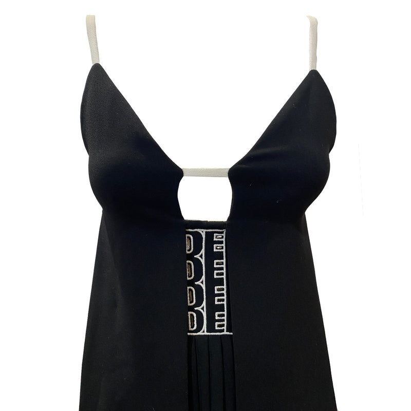 Alexander Wang mid-length pleated black dress