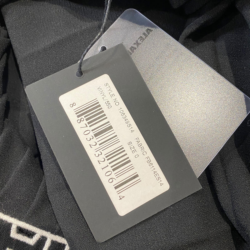 Alexander Wang mid-length pleated black dress