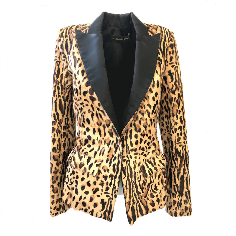 Alexandre Vauthier leopard print jacket