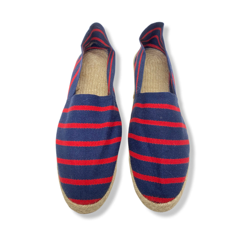 second-hand ARTISANAT FRANCAIS red and blue espadrilles | Size 42