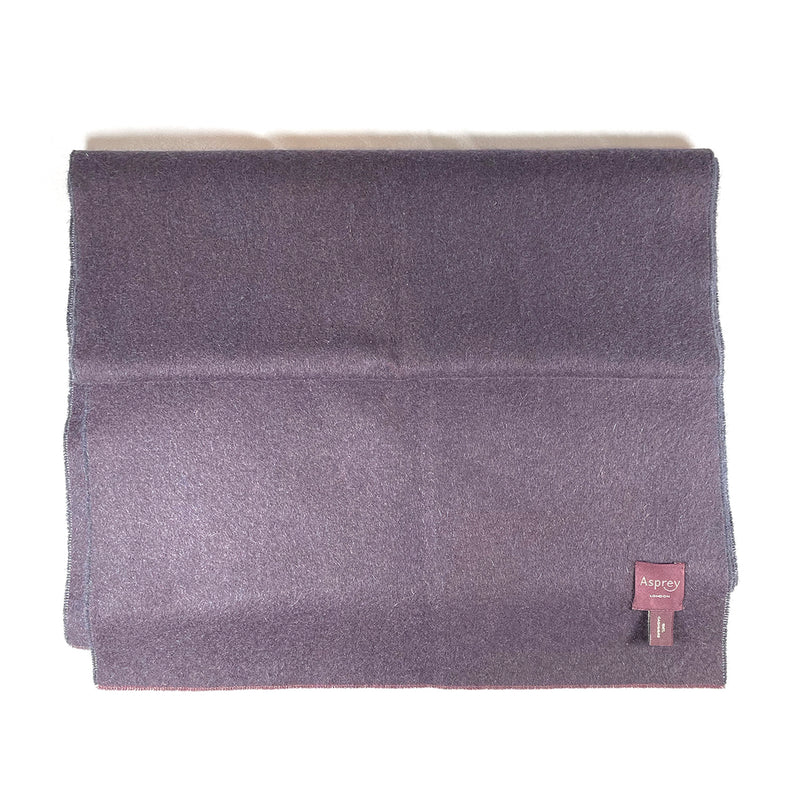 Asprey purple cashmere scarf