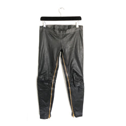 BALMAIN leather trousers