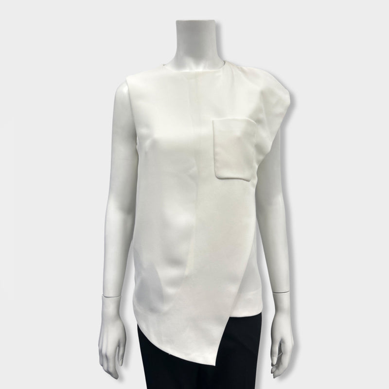 pre-loved BALENCIAGA ecru top | Size FR38