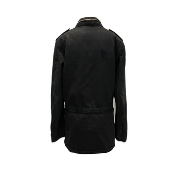 black military-style jacket Loop