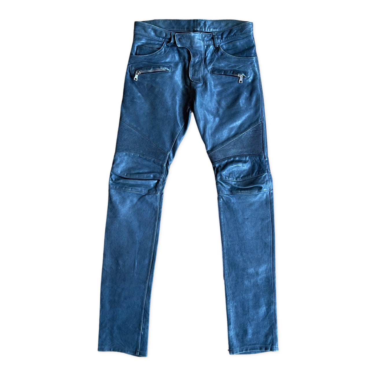 Mens balmain biker sales jeans