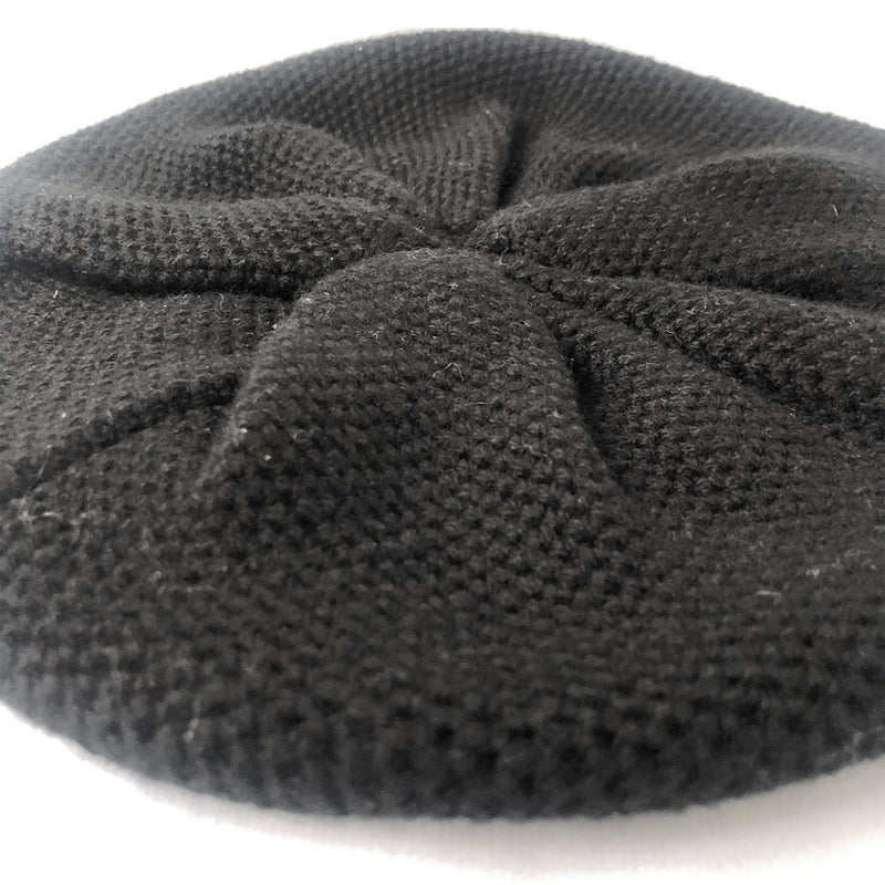 BAMFORD ENGLAND black cashmere beret