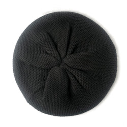 Bamford black cashmere beret