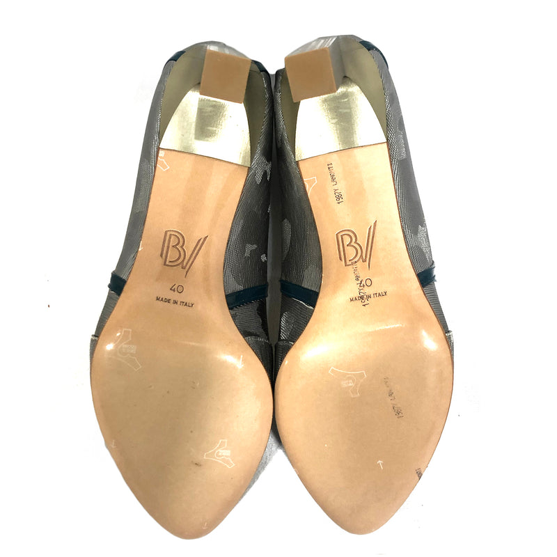 BETTINA VERMILLON silver heels