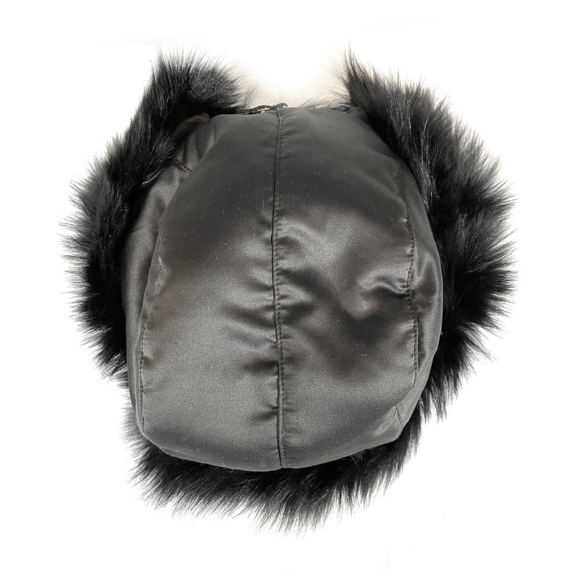 Polo Ralph Lauren black shearling fur hat