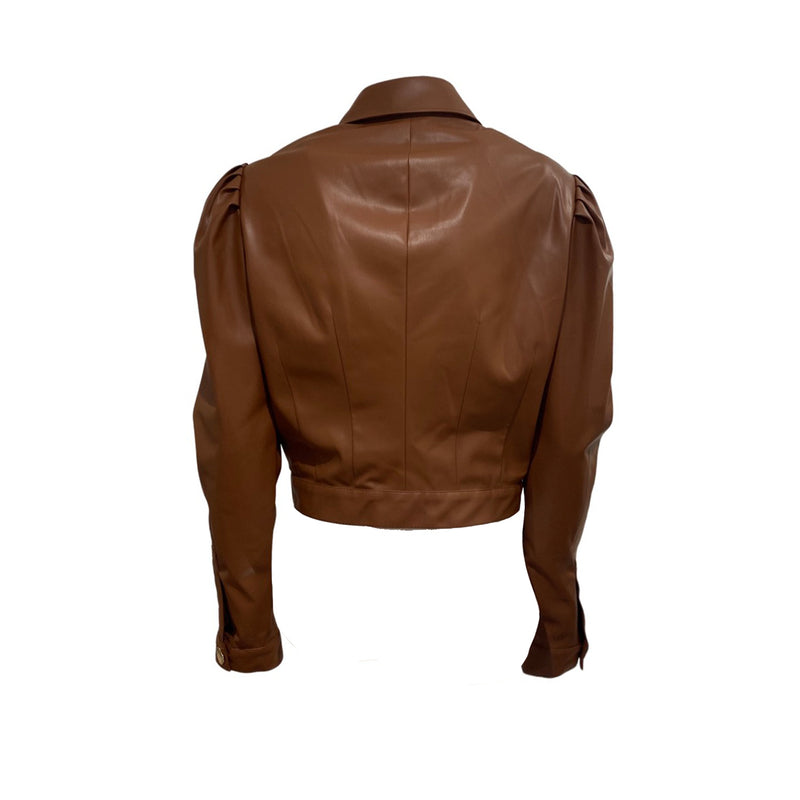 BOGDAR brown leather jacket