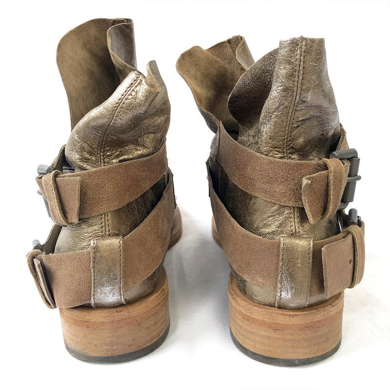 Vic Matie antique gold boots