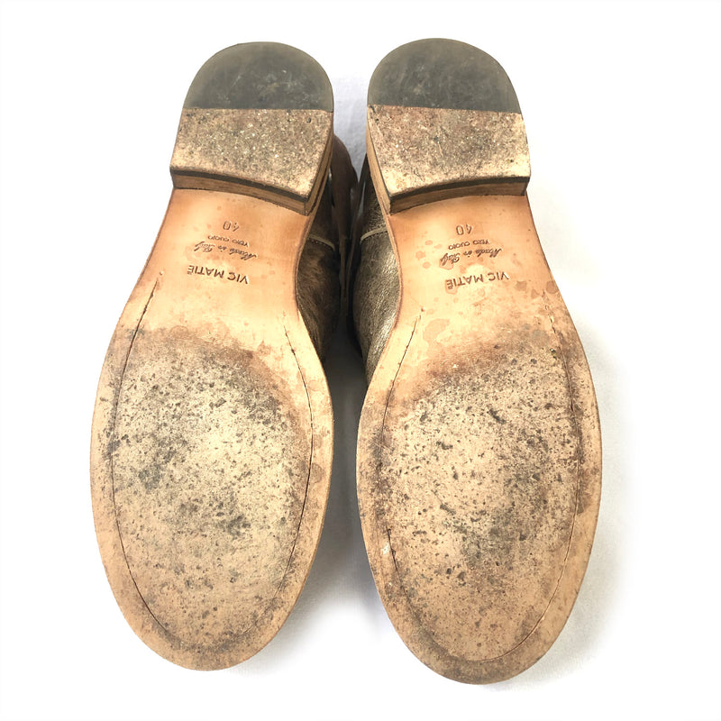 Vic Matie antique gold boots