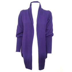 Brunello Cucinelli purple wool and cashmere cardigan