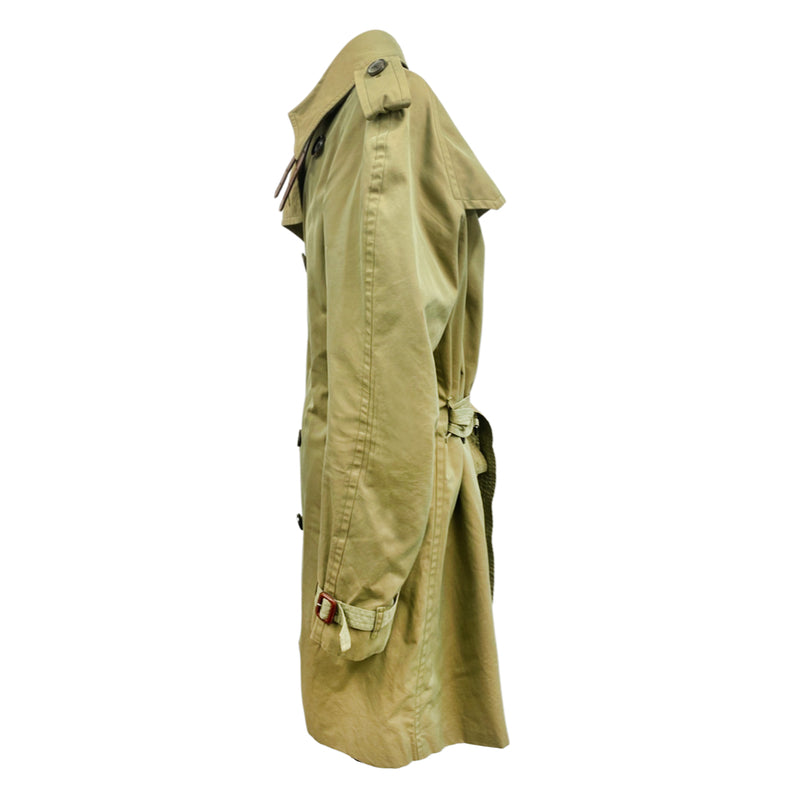 pre-owned BURBERRY PRORSUM olive trench coat | Size IT52