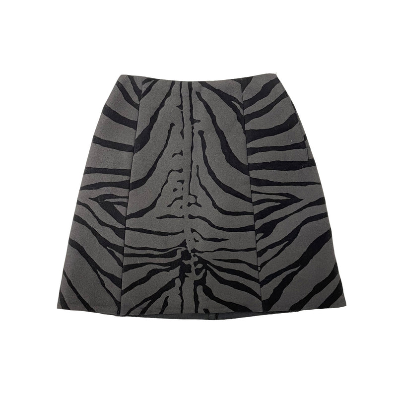 pre-loved Carven animal print mini skirt | Size FR36
