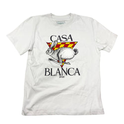 pre-loved CASABLANCA white cotton T-Shirt | Size L