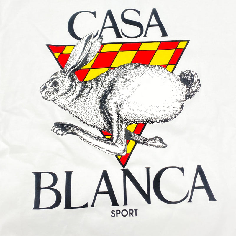 pre-owned CASABLANCA white cotton T-Shirt | Size L