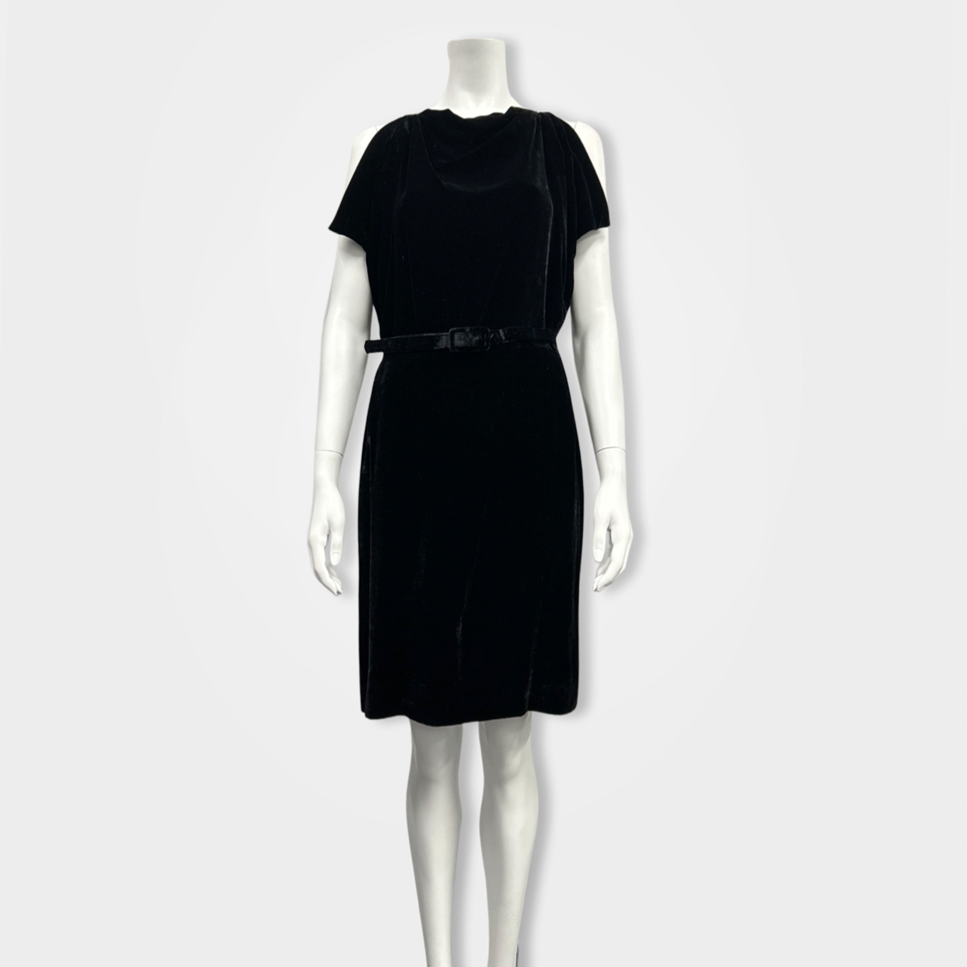 CELINE black velvet dress Loop Generation