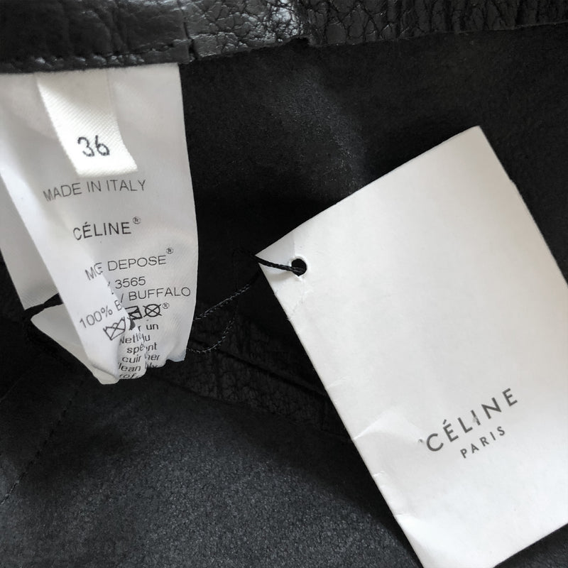 CÉLINE leather dress