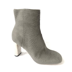 CÉLINE grey pony boots