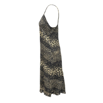 CHANEL black and ecru cotton flower print dress – Loop Generation