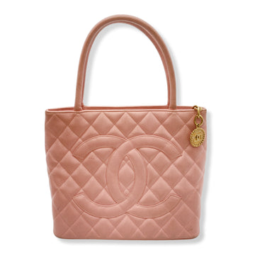 CHANEL pink grained leather Medallion tote bag – Loop Generation
