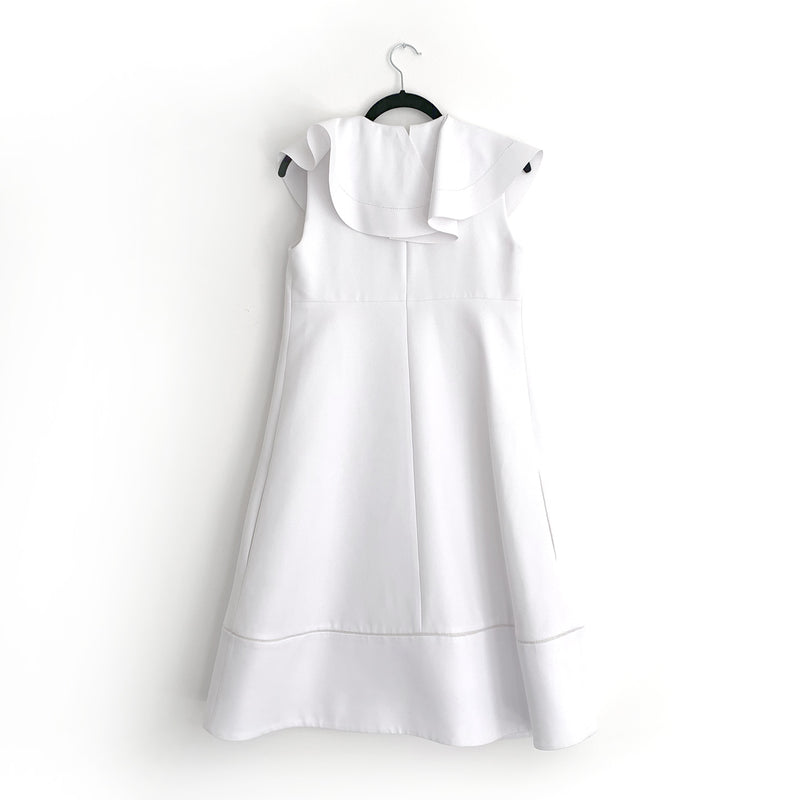 CHLOÉ white A-line dress
