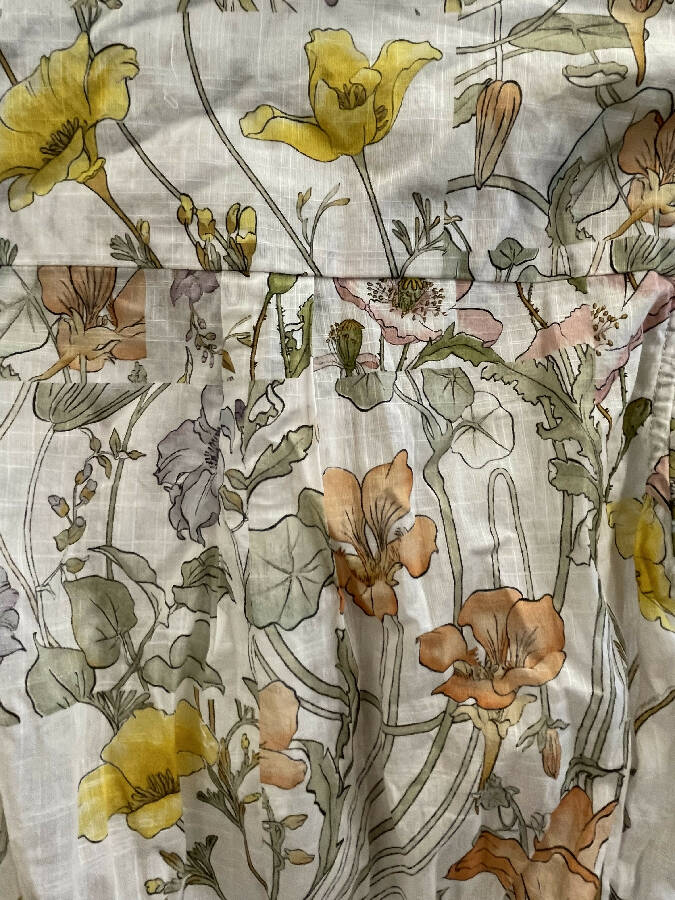 Zimmermann girl's multicoloured flower print Jeannie frill playsuit