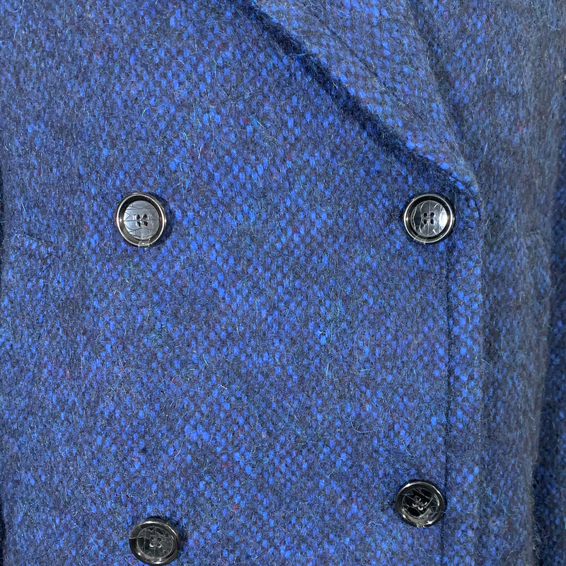 Dagmar blue double breasted coat