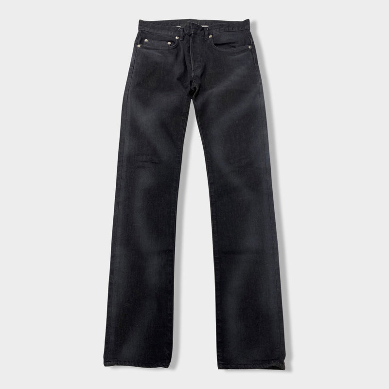 pre-owned DIOR HOMME grey and pale cotton jeans | Size 29