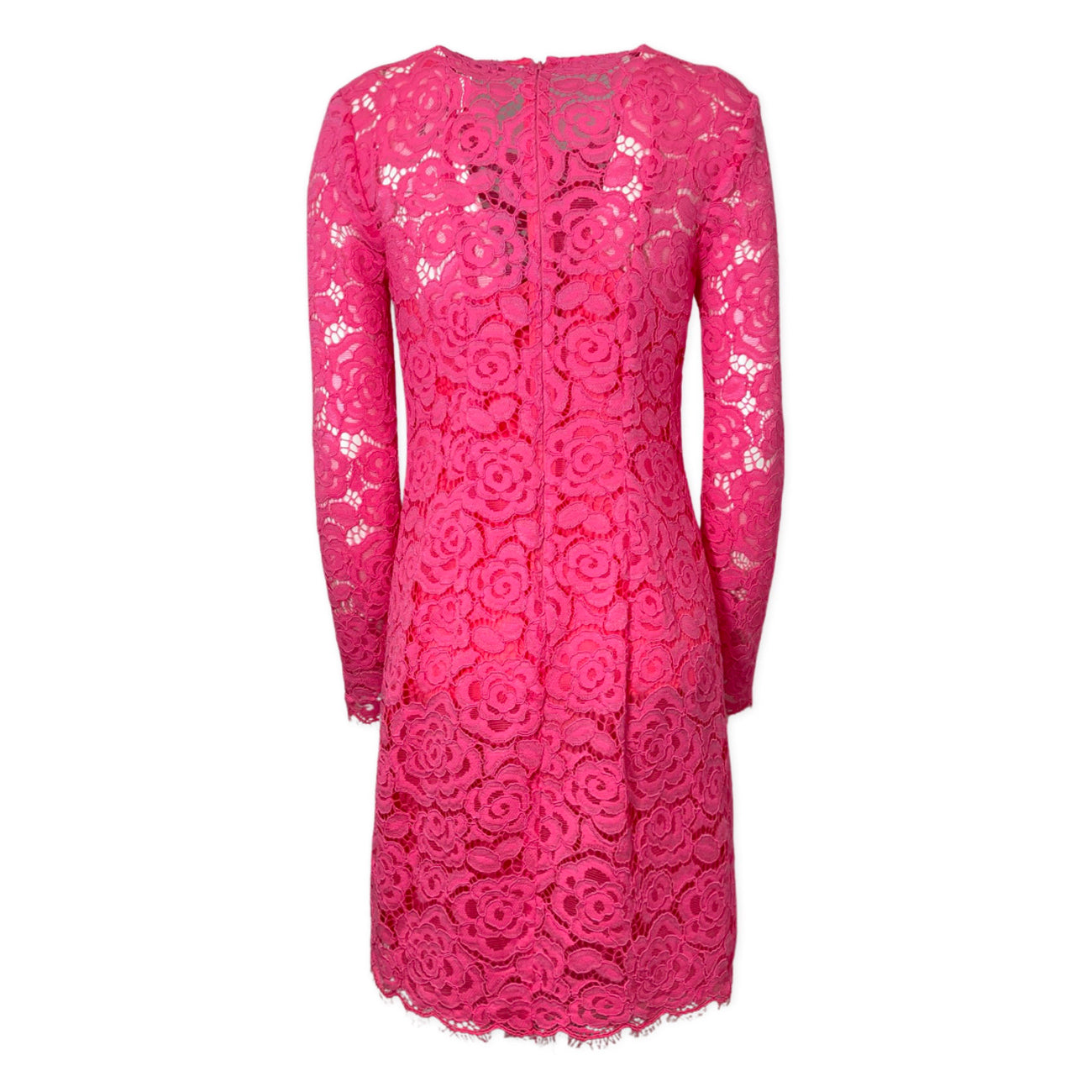 DKNY neon pink lace dress – Loop Generation