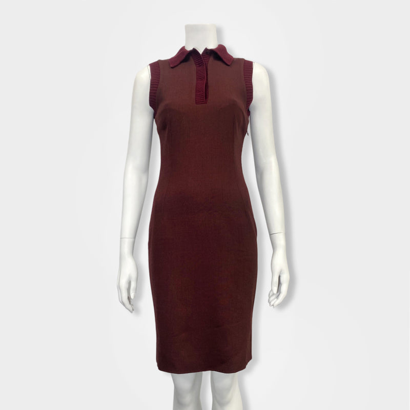 pre-loved DOLCE&GABBANA burgundy dress | IT38