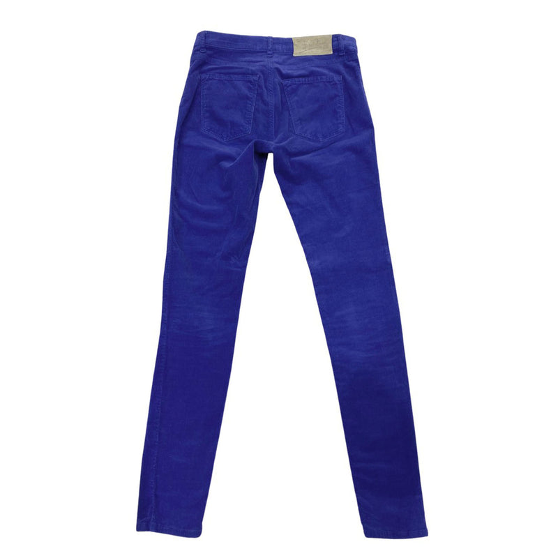 pre-loved EMILIO PUCCI navy corduroy trousers | Size IT40