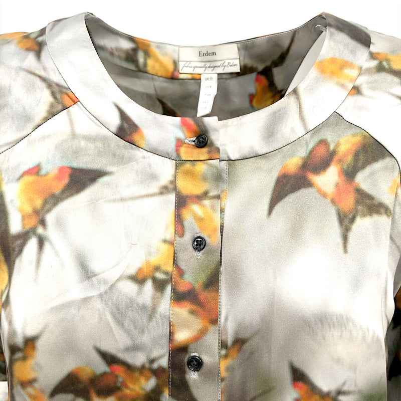 Erdem multicolour print blouse