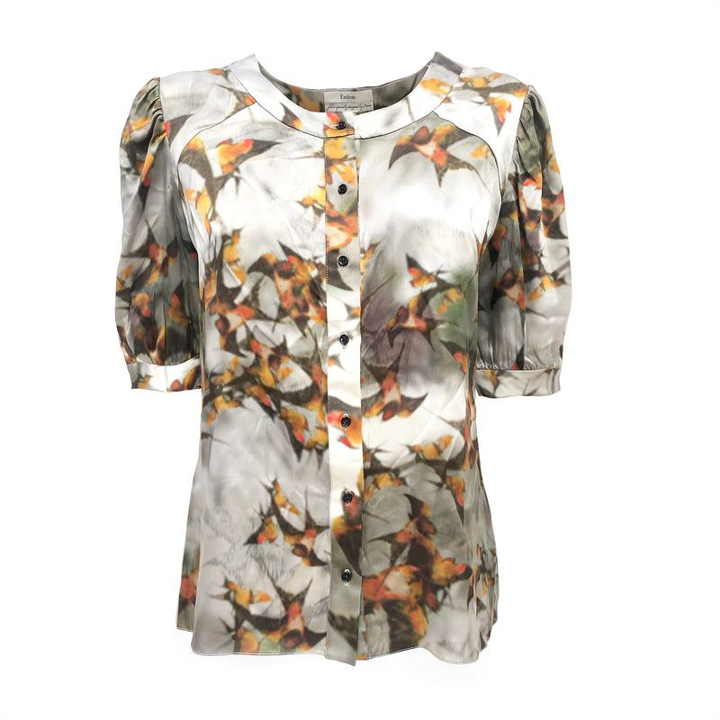 Loop generation Erdem multicolour print blouse