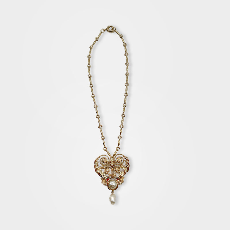 pre-loved ETRO golden necklace