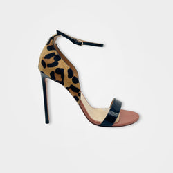 pre-loved FRANCESCO RUSSO multicolour leather heels | Size EU39 UK6