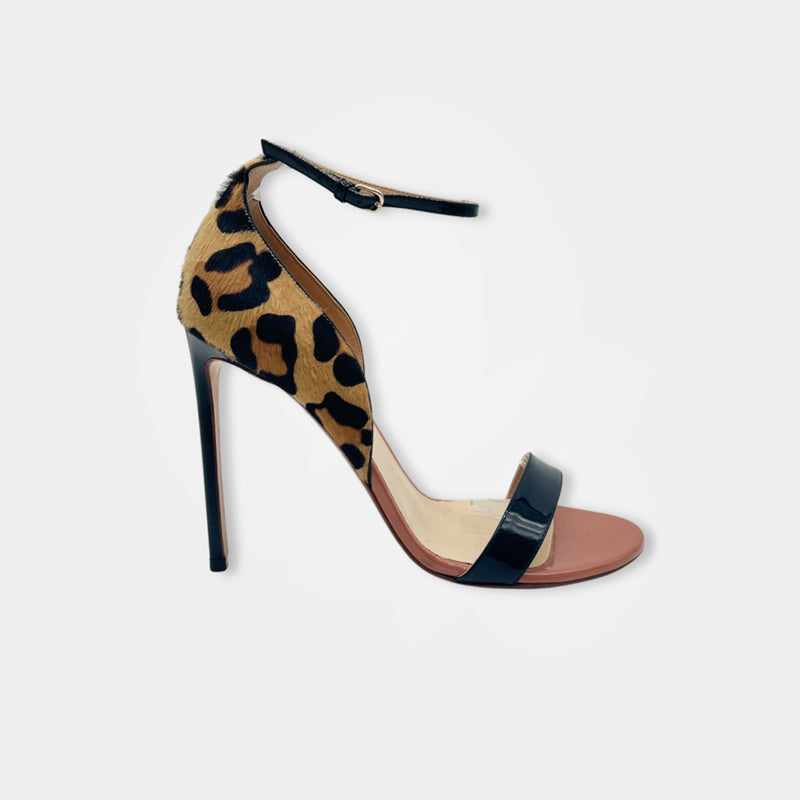 pre-loved FRANCESCO RUSSO multicolour leather heels | Size EU39 UK6