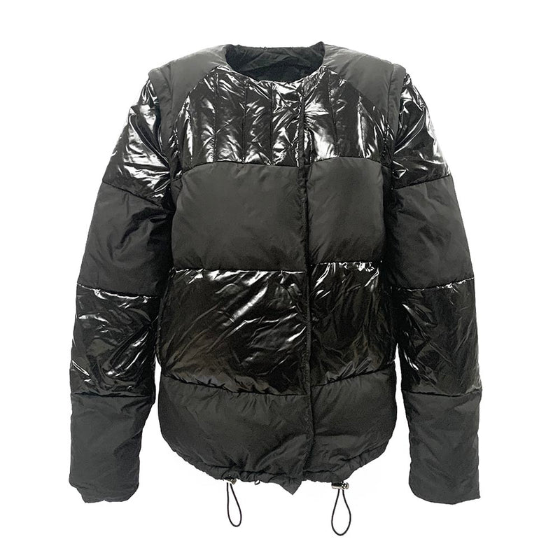 Gestuz black Gia down puffer jacket | size EU34