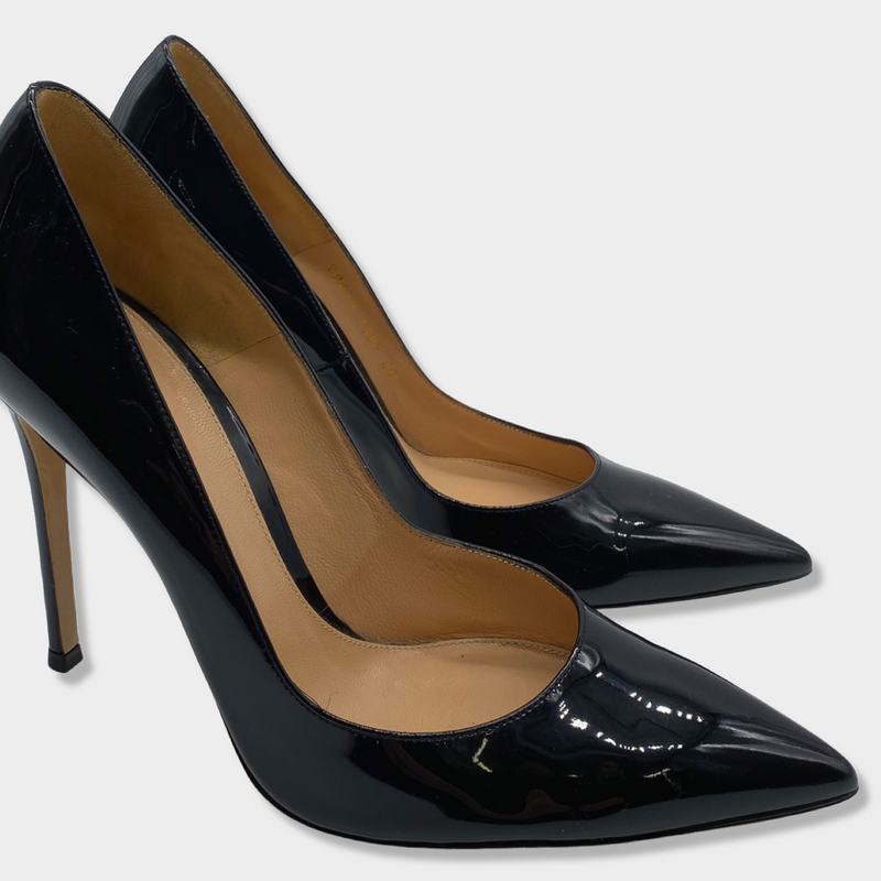 GIANVITO ROSSI black patent leather pumps