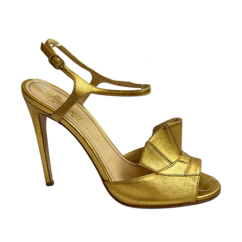 Jerome C. Rousseau gold heels