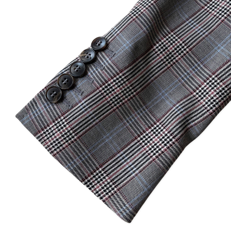 GUCCI wool grey check jacket