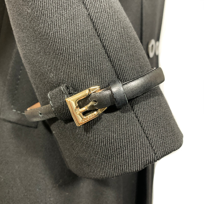 Gucci black fitted coat