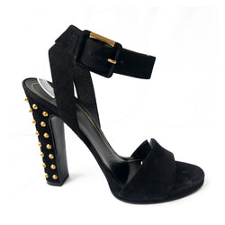 Gucci black rock stud heels