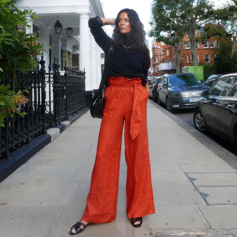 Hedvig blogger London Asceno orange canvas set second hand clothing