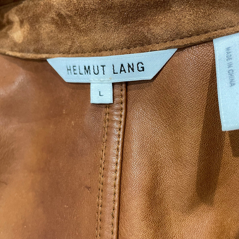 Helmut Lang brown suede jacket