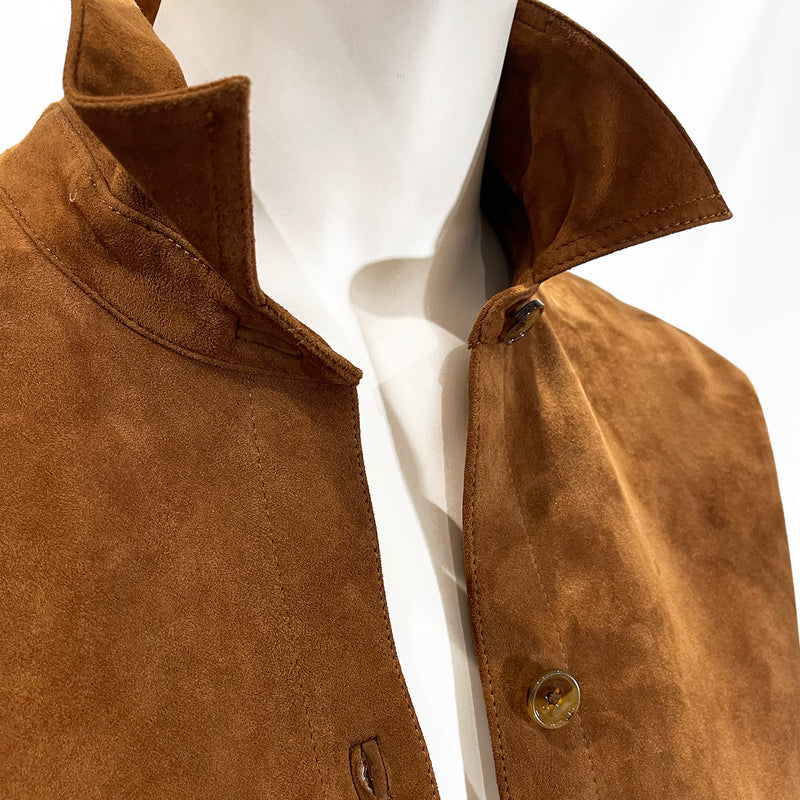 Helmut Lang brown suede jacket sale