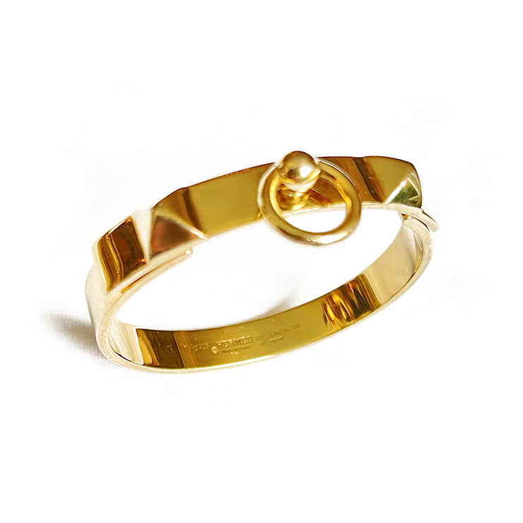 Hermès gold vermeil collier de chien bracelet sale second hand