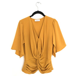 HOFMANN yellow Marianna blouse