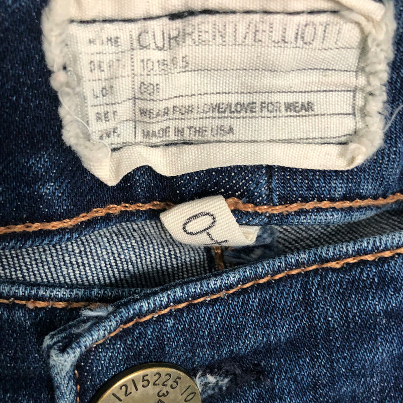CURRENT/ELLIOTT blue skinny jeans